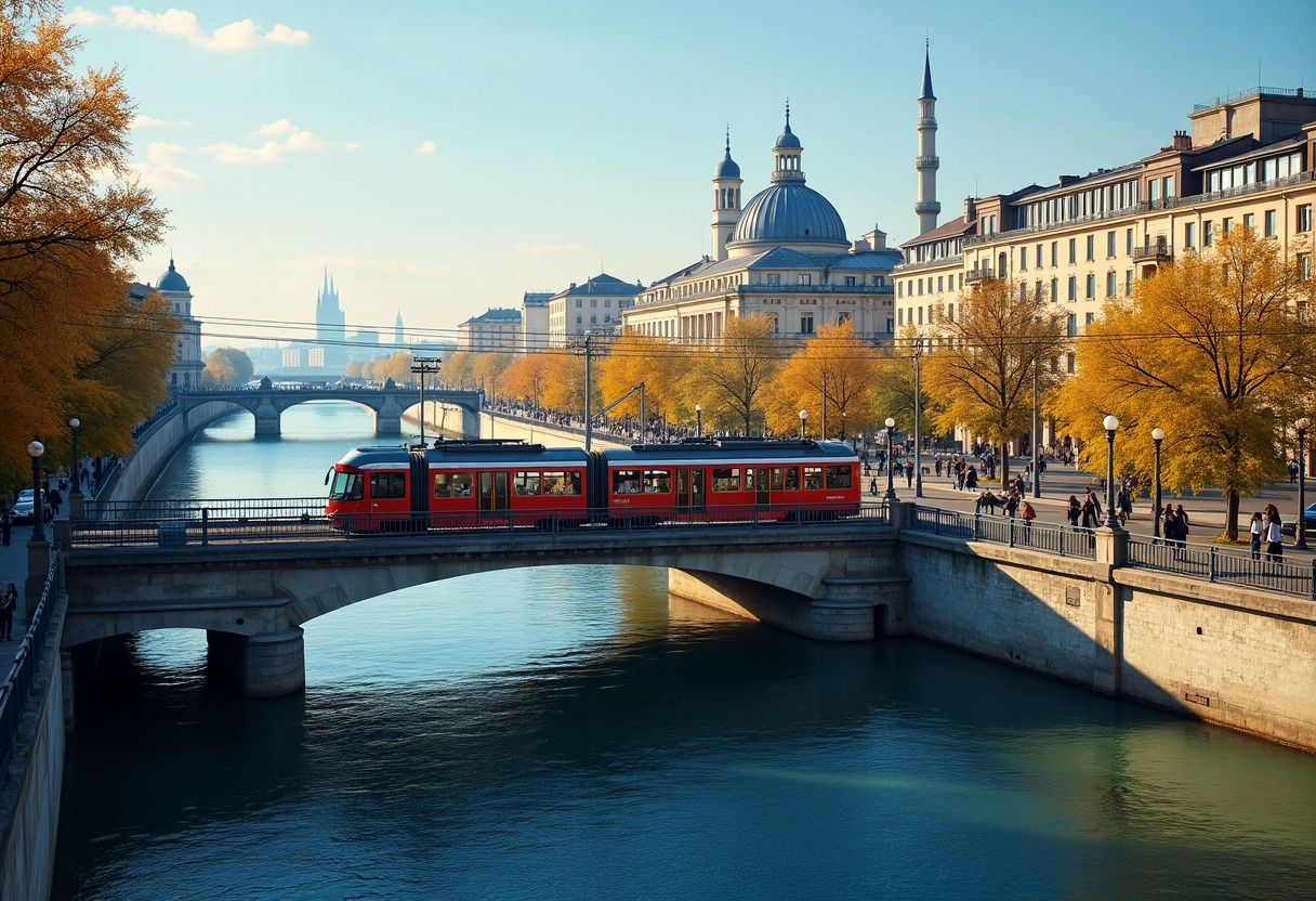 lyon tramway t1 : un parcours culturel et patrimonial - lyon  tramway