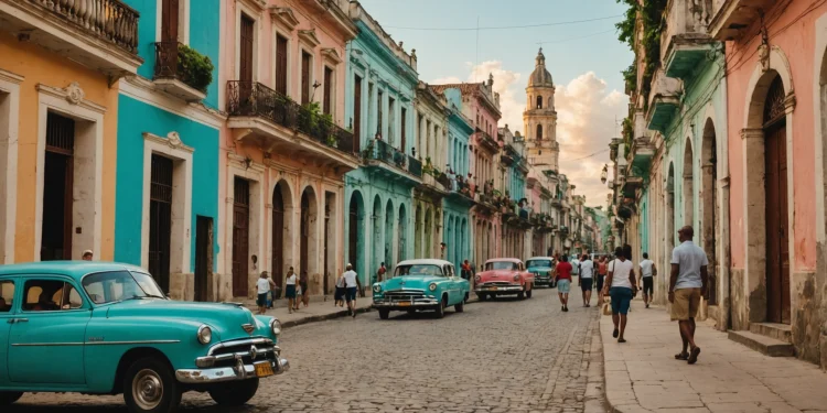 rue à Cuba